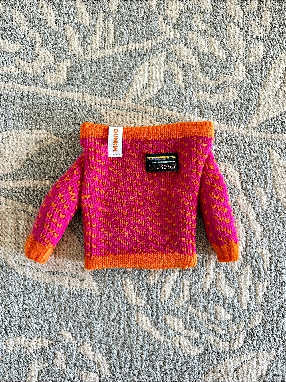 Dunkin x LL BEAN limited edition sweater koozie